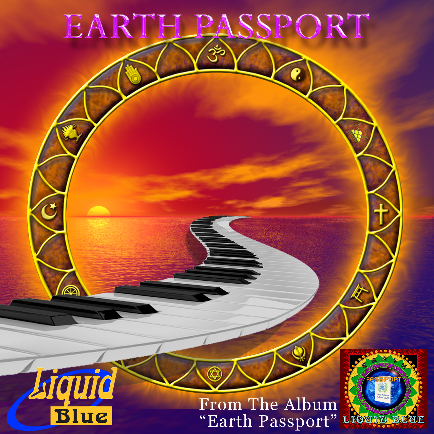 Earth Passport - Liquid Blue