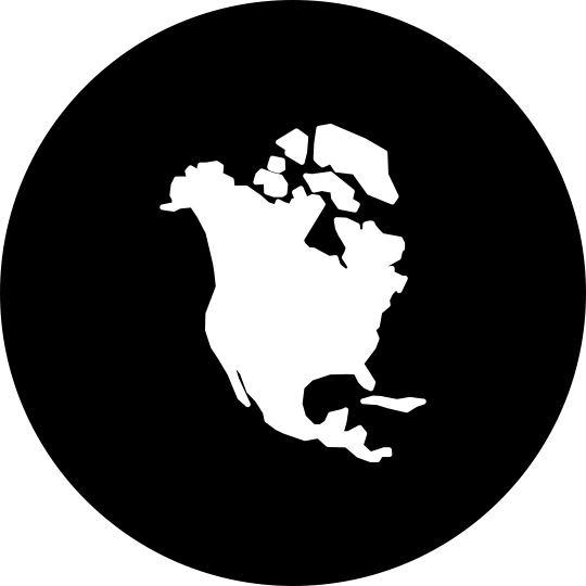 North America Globe