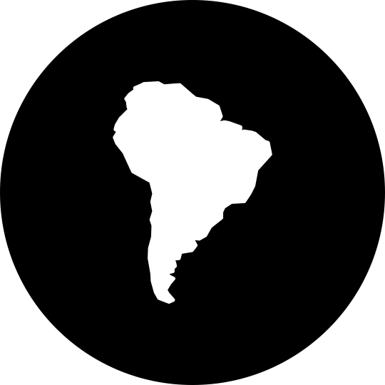 South America Globe