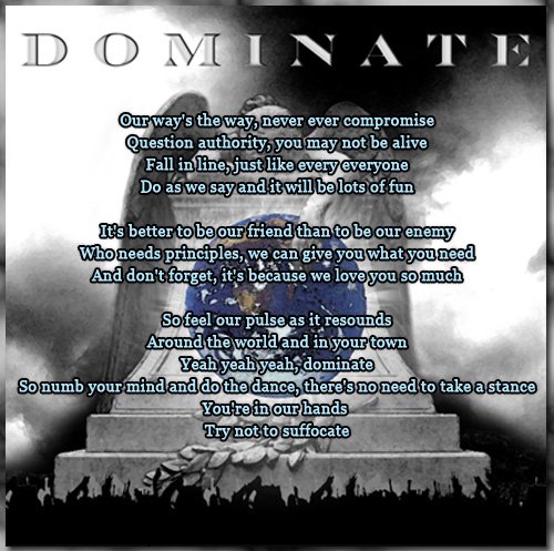 Lyric Art 18 Dominate
