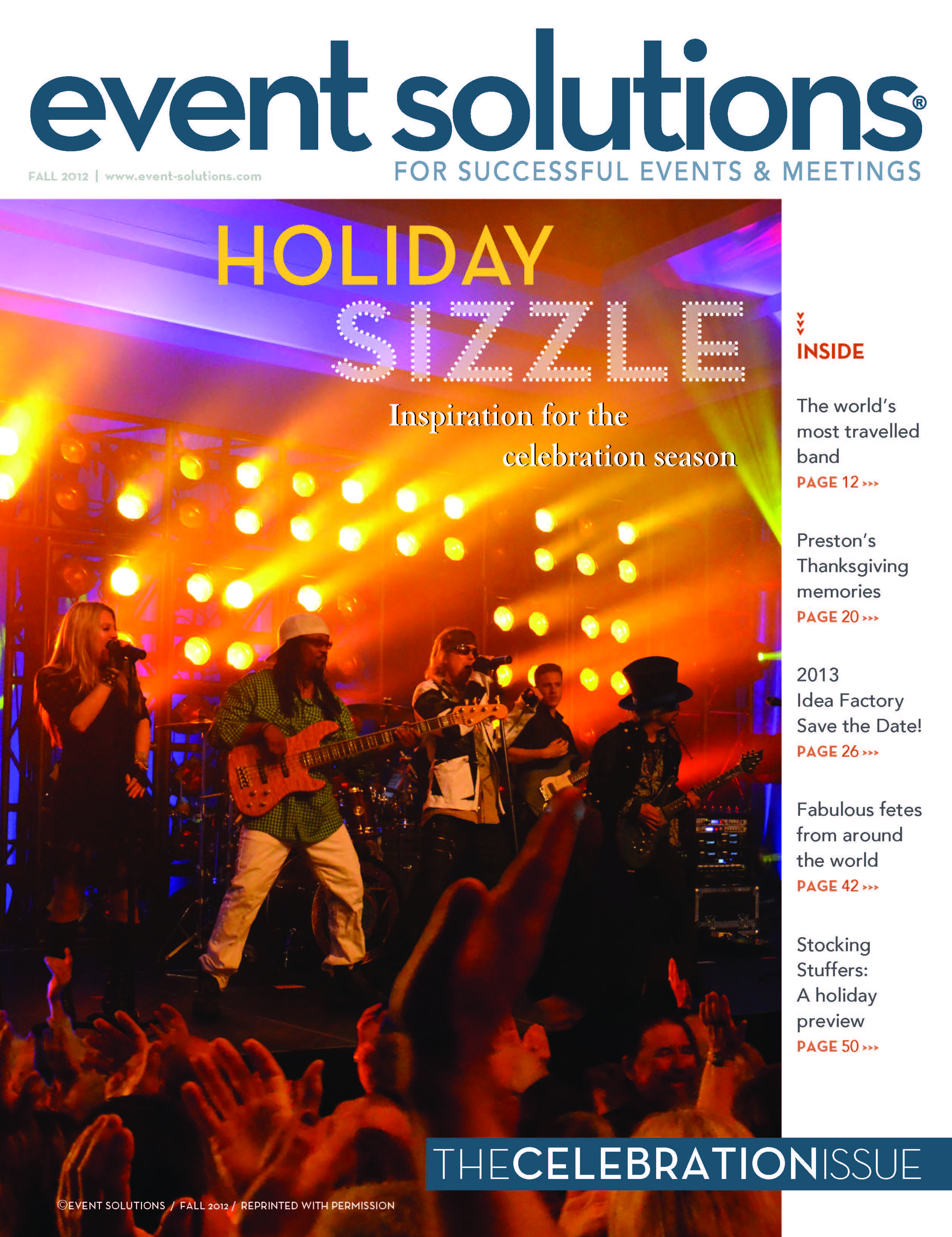 Event Solutions Cover Fall 2012