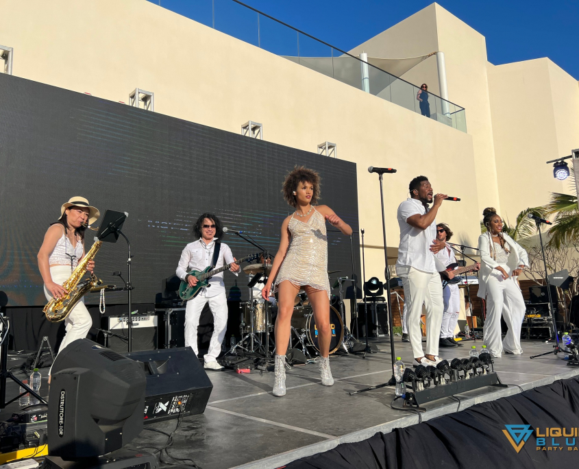 Liquid Blue Party Band in Cabo San Lucas, Mexico