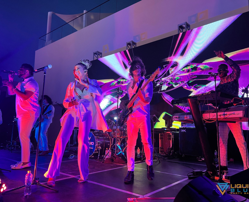 Liquid Blue Party Band in Cabo San Lucas, Mexico