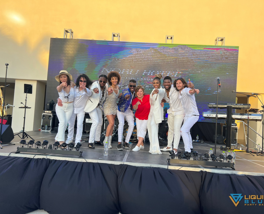 Liquid Blue Party Band in Cabo San Lucas, Mexico